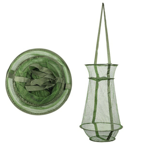 【無料送料】釣り網 魚捕り網かご 仕掛け付き ネットケージ 折りたたみ 魚籠 魚バスケット 釣りネット ..