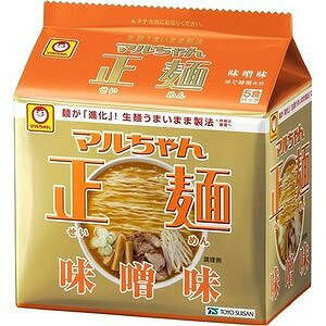 ニシムタ 楽天市場店 マルちゃん正麺 味噌味 5食パック 5食入×6個