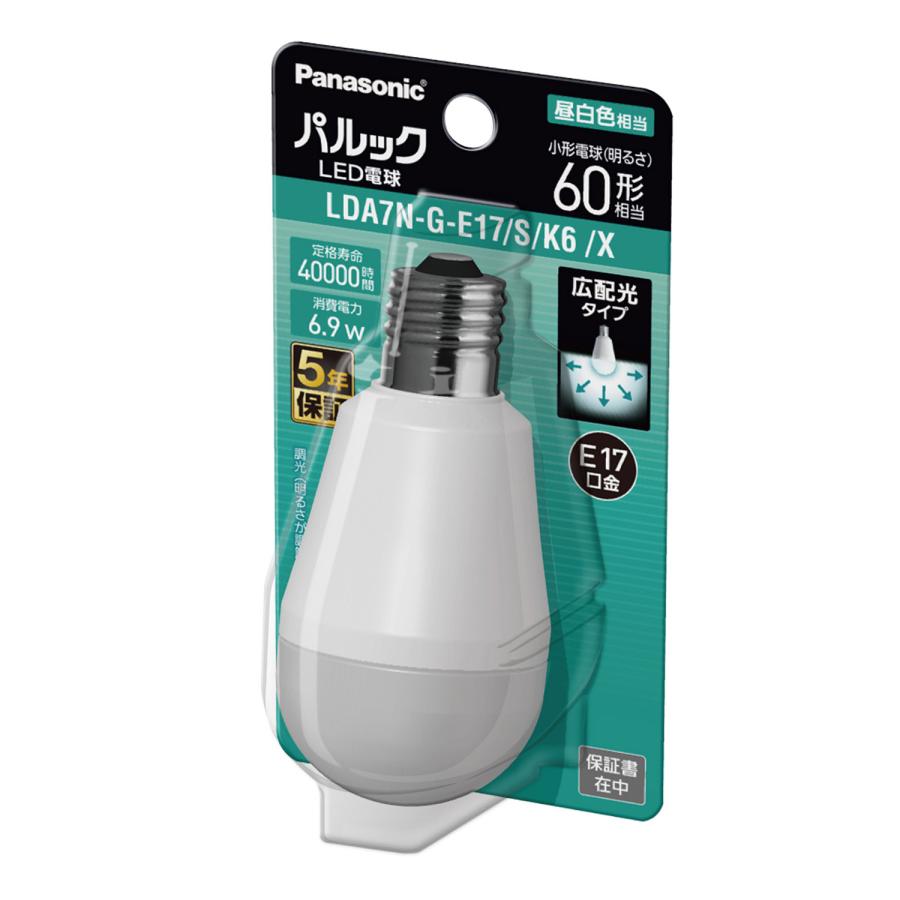 パナソニック Panasonic LED電球 昼白色 LDA7NGE17SK6X