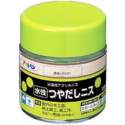 アサヒペン 塗料 ペンキ 水性ツヤだしニス 100ml 透明