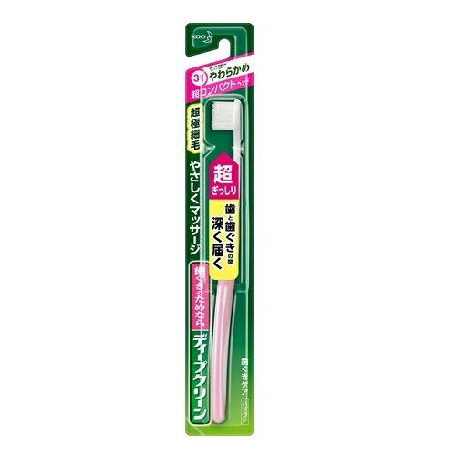 ※こちらの商品は色指定ができません。 超コンパクトヘッド 超極細毛を超ぎっしり植毛。 ぎっしりつまった超極細毛が歯と歯ぐきの間に深く届いてかき出す！ 歯ぐきをやさしくマッサージ！ 【容量】1本 【柄の材質】本体：ポリプロピレン、ラバー部：EPDM、ポリプロピレン 【毛の材質】飽和ポリエステル樹脂 【毛の硬さ】やわらかめ 【原産国】日本 【メーカー】花王 【特記】 ※商品の改訂等により、パッケージデザイン・内容量等は予告なく変更される場合がございます。 ※商品は自社店舗販売と在庫を共有しているため、在庫更新のタイミングにより、在庫切れの場合やむをえずキャンセルさせていただく可能性があります。※こちらの商品は色指定ができません。 超コンパクトヘッド 超極細毛を超ぎっしり植毛。 ぎっしりつまった超極細毛が歯と歯ぐきの間に深く届いてかき出す！ 歯ぐきをやさしくマッサージ！ 【容量】1本 【柄の材質】本体：ポリプロピレン、ラバー部：EPDM、ポリプロピレン 【毛の材質】飽和ポリエステル樹脂 【毛の硬さ】やわらかめ 【原産国】日本 【メーカー】花王 【特記】 ※商品の改訂等により、パッケージデザイン・内容量等は予告なく変更される場合がございます。 ※商品は自社店舗販売と在庫を共有しているため、在庫更新のタイミングにより、在庫切れの場合やむをえずキャンセルさせていただく可能性があります。