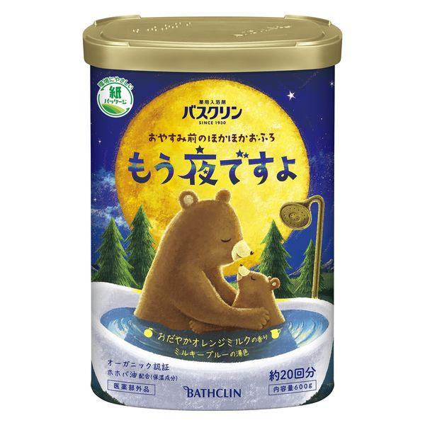 【医薬部外品】バスクリン もう夜ですよ オレンジミルク 600g