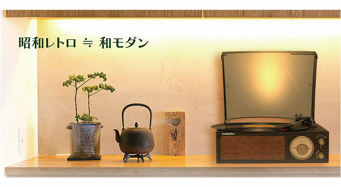 とうしょう 昭和レトロ 簡単 コンパクト レコードプレーヤー レコード カセット AM FM ラジオ スピーカー内蔵 DS-218RC-BL nishimuta-10190092 ニシムタ 楽天市場店 サンプル画像2