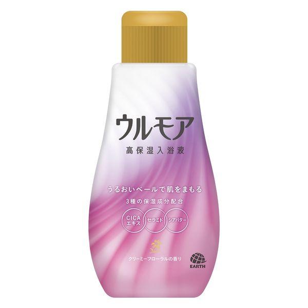 アース製薬 ウルモア 高保湿入浴液 クリーミーフローラル 600ml