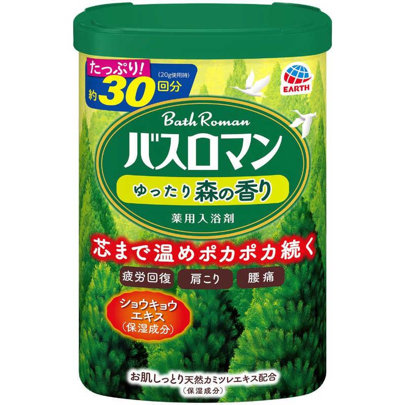【医薬部外品】バスロマン 入浴剤 ゆったり森の香り 600g