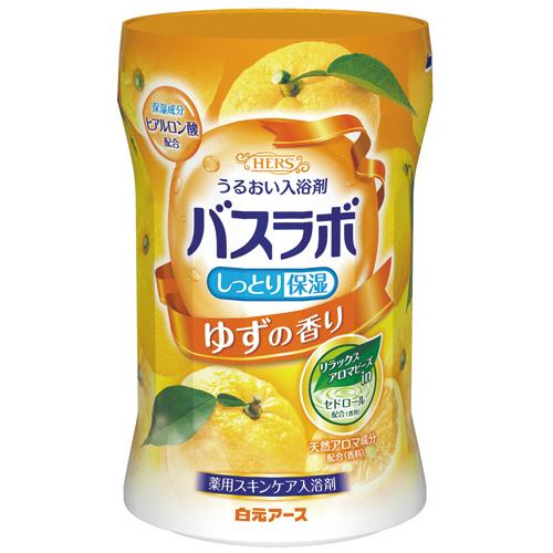 【医薬部外品】白元アース HERSバスラボ ボトル ゆずの香り 540g