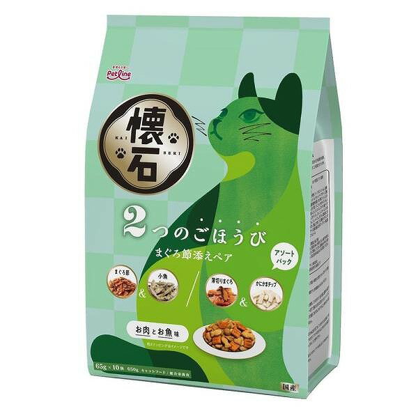 ペットライン 懐石 2つのごほうび まぐろ節添え 650g