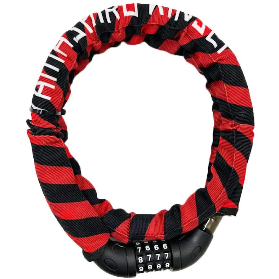 山城(Yamashiro) ダイヤルロック レッド 1200mm Φ19mm YKL007