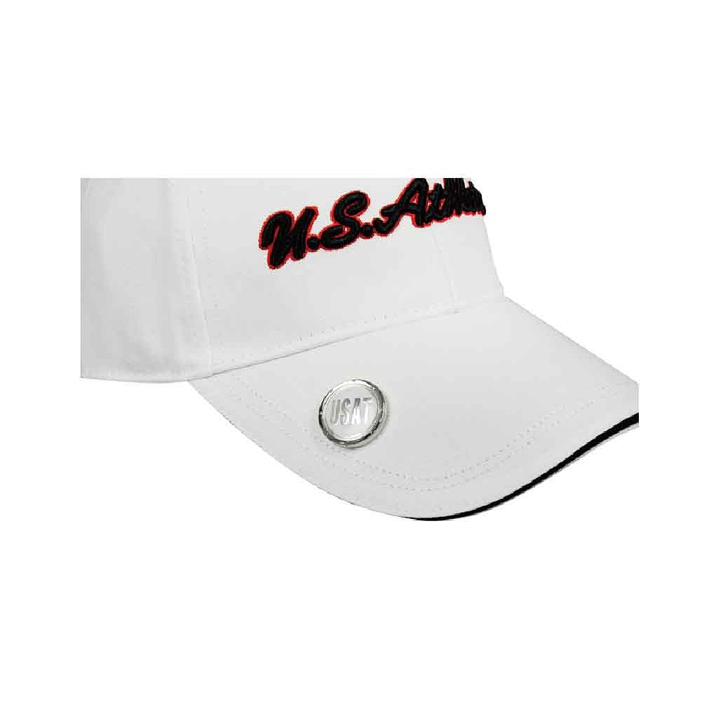 LEZAX(レザックス) ユーエスアスリート キャップ（マーカー付き） USCP-5555 ホワイト