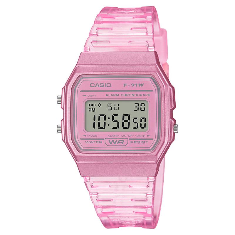 CASIO(カシオ) 腕時計 カシオ コレクション F-91WS-4JH ピンク