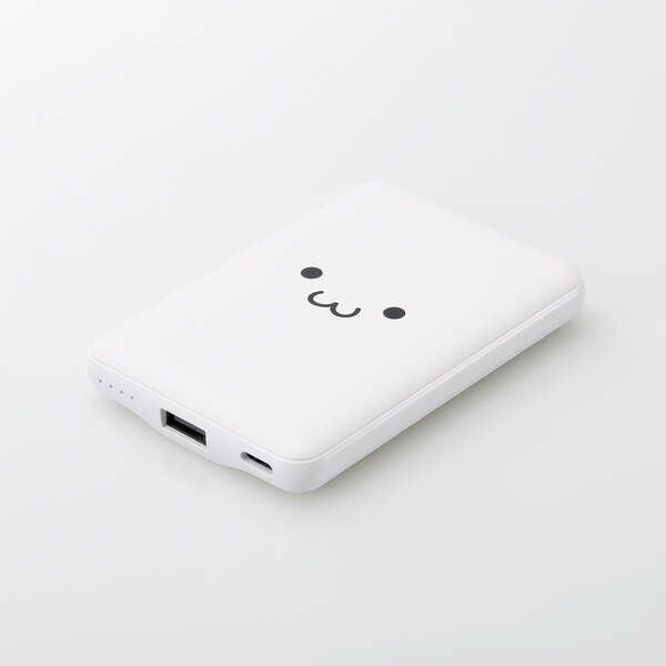 エレコム モバイルバッテリー DE-C45-5000WF モバイル バッテリー mobile
