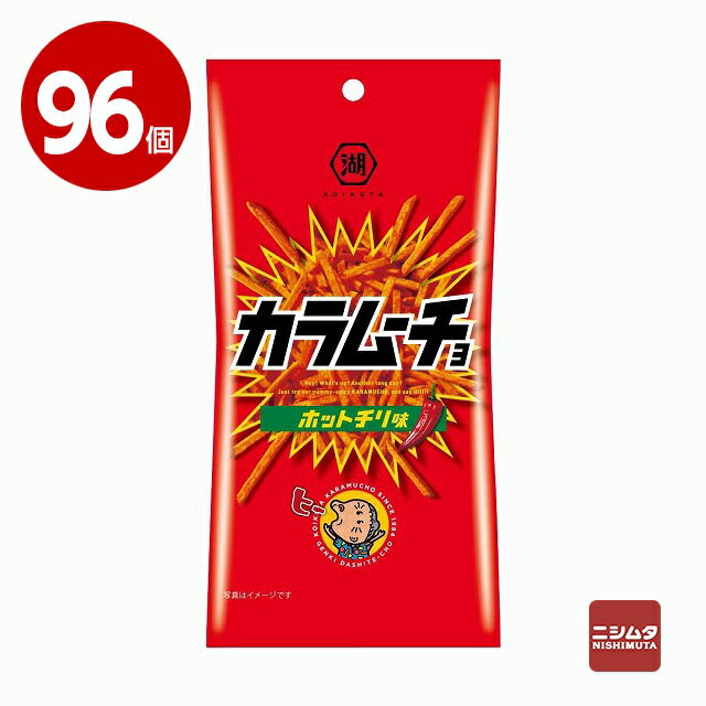 湖池屋　スリムバッグ　スティックカラムーチョ　ホットチリ味　34g×96個【送料無料】【m特】