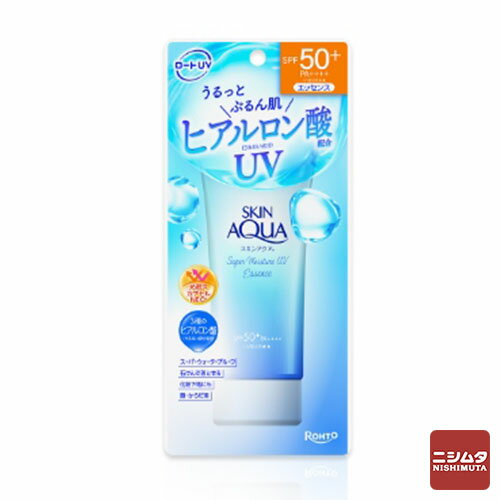 ロート製薬 スキンアクア スーパーモイスチャー UVエッセンス 80g SPF50+ 日焼け止め UV ロート製薬 スキンアクア スーパーモイスチャー UVエッセンス 80g SPF50+ 日焼け止め UV