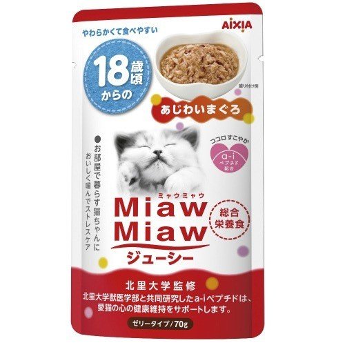 アイシア　MiawMiawジューシー　18歳からのあじわいまぐろ　70g