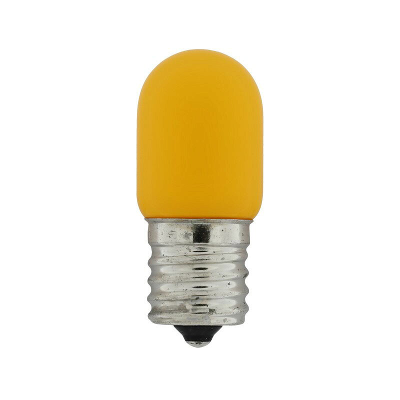 エルパ(ELPA) LED装飾用電球 ナツメ球形 E17 イエロー LDT1Y-G-E17-G113