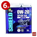 《6個セット》ジョイフル エナジールブ シールド SP/RC GF-6A 0W-20 3L エンジンオイル 全合成油【送料無料】
