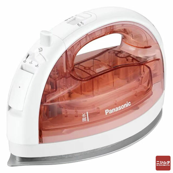 Panasonic コードレススチームWヘッドアイロン ピンクベージュ NI-WL406-P パナソニック アイロン コードレス