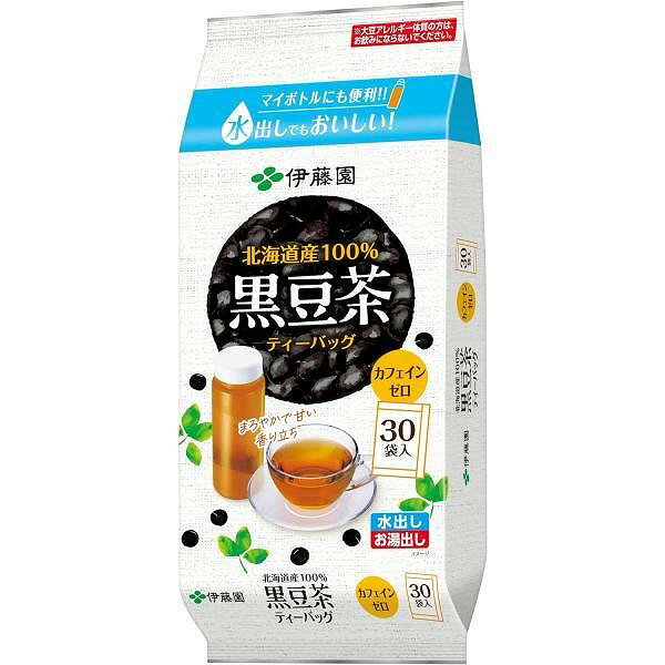 原材料：黒大豆（北海道） 内容量：30袋 アレルギー物質：大豆 甘い香りが特長の北海道産黒大豆『光黒』を100％使用し、炒った黒豆の優しい香りと豊かな甘みをお楽しみ頂けます。 1袋でマイボトルに最適な500ml用のティーバッグタイプ。 また水出しでもお湯出しでも、どちらもお楽しみ頂けるほか、ティーバッグの素材には植物由来の『生分解性フィルター（※）を採用し、地球環境に配慮しています。 （※）ポリ乳酸を使用し、微生物の力で水と二酸化炭素にまで分解できるもの。 ※商品の改訂等により、パッケージデザイン・内容等は予告なく変更される場合がございます。 ※商品は自社店舗販売と在庫を共有しているため、在庫更新のタイミングにより、在庫切れの場合やむをえずキャンセルさせていただく可能性があります。原材料：黒大豆（北海道） 内容量：30袋 アレルギー物質：大豆 甘い香りが特長の北海道産黒大豆『光黒』を100％使用し、炒った黒豆の優しい香りと豊かな甘みをお楽しみ頂けます。 1袋でマイボトルに最適な500ml用のティーバッグタイプ。 また水出しでもお湯出しでも、どちらもお楽しみ頂けるほか、ティーバッグの素材には植物由来の『生分解性フィルター（※）を採用し、地球環境に配慮しています。 （※）ポリ乳酸を使用し、微生物の力で水と二酸化炭素にまで分解できるもの。 ※商品の改訂等により、パッケージデザイン・内容等は予告なく変更される場合がございます。 ※商品は自社店舗販売と在庫を共有しているため、在庫更新のタイミングにより、在庫切れの場合やむをえずキャンセルさせていただく可能性があります。