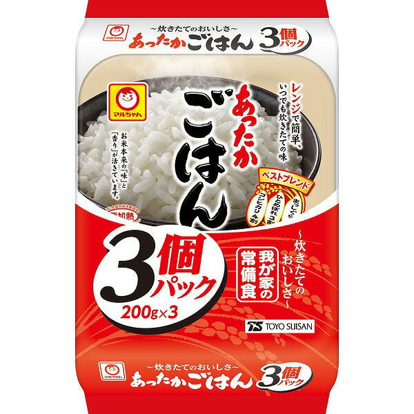 東洋水産 マルちゃん あったかごはん 3P 200gx3
