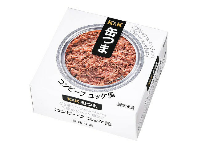K&K 缶つま コンビーフ ユッケ風 80g