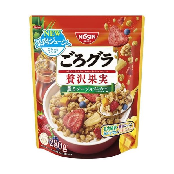 日清シスコ　ごろグラ贅沢果実　280g　グラノーラ