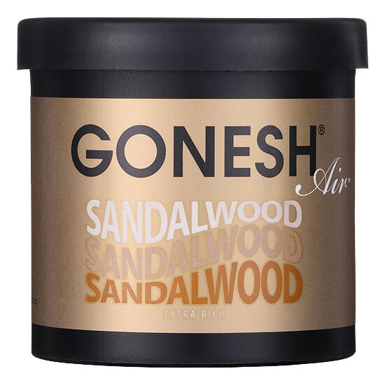 大香 GONESH ガーネッシュ ゲル エアフレシュナー サンダルウッド 78ml 白檀 芳香剤 車 フレグランス