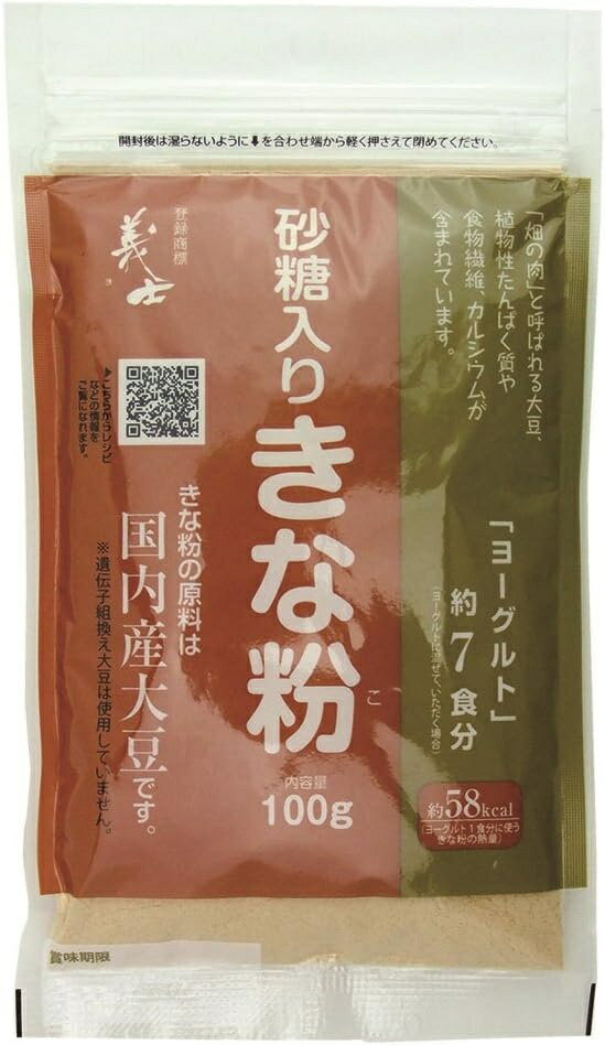 前原製粉 義士 砂糖入りきな粉 100g