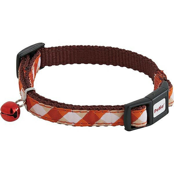 ペティオ 猫用首輪 CAT COLLAR チェック レッド