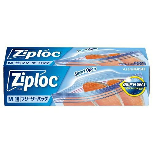 旭化成 ジップロック フリーザーバッグ M 18枚入