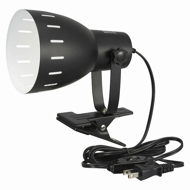 鉗（老虎鉗）型 - オーム電機 LTC-N126AK-K クリップライト