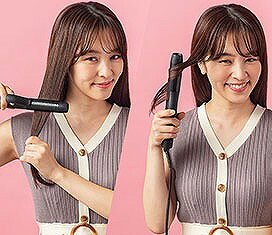 ヴィダルサスーン 2WAYヘアアイロン ブラック VSI-3050/KJ