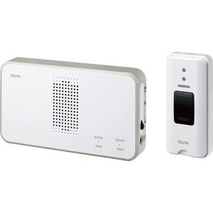 エルパ ワイヤレスチャイム　受信器＋押ボタン送信器セット　EWS-S5030