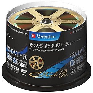 楽天ニシムタ　楽天市場店三菱化学メディア 録画用DVD－R　1－16倍速対応　（50枚入）VHR12JC50SV1