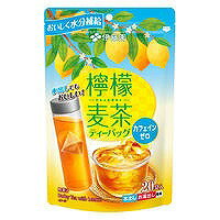 暑い日ほどおいしい！酷暑の日本に、澄みわたる清涼感の麦茶です。どなたでも安心な、カフェインゼロです。果皮やハーブの香りがひろがりやすい三角ティーバッグ。マイボトルにも便利な500ml抽出設計です。職場や家庭で気分転換をしたい時、簡単時短で淹れられて後片付けも楽なティーバッグをどうぞ。ティーバッグのお茶・麦茶・フレーバーティーをお求めの方におすすめです。 栄養成分表示 1本(3.5g)当たり、【抽出前】エネルギー：13.1kcal、たんぱく質：0.3g、脂質：0.07g、炭水化物：2.8g、食塩相当量：0.003g、カフェイン：0mg【抽出液※100ml当たり】エネルギー：0kcal、たんぱく質：0g、脂質：0g、炭水化物：0g、食塩相当量：0g、カフェイン：0mg※ティーバッグ1袋を500mlの水にて2時間・20℃で抽出した液で測定した成分分析結果 原材料　※お手元に届いた商品を必ずご確認ください 大麦(日本、アメリカ、カナダ)、乾燥レモンピール、レモンマートル ※商品の改定等により、パッケージデザイン・内容等は予告なく変更される場合がございます。 ※商品は自社店舗販売と在庫を共有しているため、在庫更新のタイミングにより、在庫切れの場合やむえずキャンセルさせていただく可能性があります。暑い日ほどおいしい！酷暑の日本に、澄みわたる清涼感の麦茶です。どなたでも安心な、カフェインゼロです。果皮やハーブの香りがひろがりやすい三角ティーバッグ。マイボトルにも便利な500ml抽出設計です。職場や家庭で気分転換をしたい時、簡単時短で淹れられて後片付けも楽なティーバッグをどうぞ。ティーバッグのお茶・麦茶・フレーバーティーをお求めの方におすすめです。 栄養成分表示 1本(3.5g)当たり、【抽出前】エネルギー：13.1kcal、たんぱく質：0.3g、脂質：0.07g、炭水化物：2.8g、食塩相当量：0.003g、カフェイン：0mg【抽出液※100ml当たり】エネルギー：0kcal、たんぱく質：0g、脂質：0g、炭水化物：0g、食塩相当量：0g、カフェイン：0mg※ティーバッグ1袋を500mlの水にて2時間・20℃で抽出した液で測定した成分分析結果 原材料　※お手元に届いた商品を必ずご確認ください 大麦(日本、アメリカ、カナダ)、乾燥レモンピール、レモンマートル ※商品の改定等により、パッケージデザイン・内容等は予告なく変更される場合がございます。 ※商品は自社店舗販売と在庫を共有しているため、在庫更新のタイミングにより、在庫切れの場合やむえずキャンセルさせていただく可能性があります。