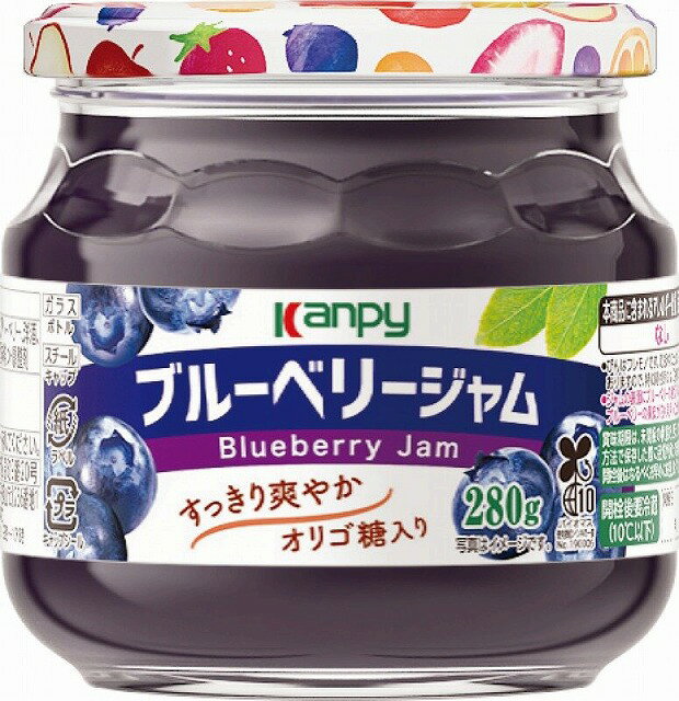 カンピー　ブルーベリージャム　280g nishimuta-10216436 ニシムタ 楽天市場店 パッケージ画像