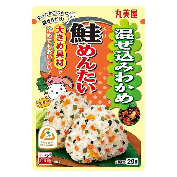 丸美屋　混ぜ込みわかめ　鮭めんたい　29g