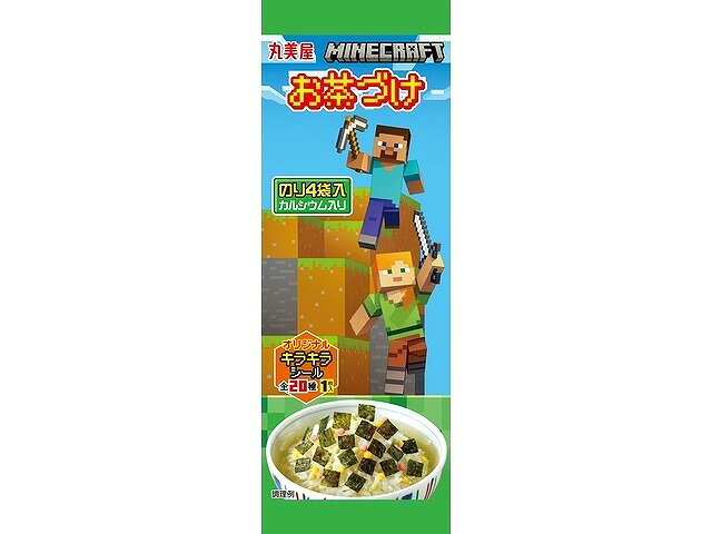 丸美屋　マインクラフトお茶づけ　4P