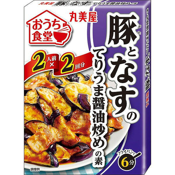 豚バラとなすで作る、リンゴの酸味と玉ねぎの旨味がきいたてりやき醤油炒めの素。2人前×2袋入り。 原材料 醤油（国内製造）、みりん、砂糖、発酵調味料、りんご濃縮果汁、大麦黒酢、食塩、りんご酢、フライドオニオン、酵母エキスパウダー／増粘剤（加工でん粉、キサンタン）、調味料（アミノ酸）、（一部に小麦・大豆・りんごを含む） ※商品の改定等により、パッケージデザイン・内容等は予告なく変更される場合がございます。 ※商品は自社店舗販売と在庫を共有しているため、在庫更新のタイミングにより、在庫切れの場合やむえずキャンセルさせていただく可能性があります。豚バラとなすで作る、リンゴの酸味と玉ねぎの旨味がきいたてりやき醤油炒めの素。2人前×2袋入り。 原材料 醤油（国内製造）、みりん、砂糖、発酵調味料、りんご濃縮果汁、大麦黒酢、食塩、りんご酢、フライドオニオン、酵母エキスパウダー／増粘剤（加工でん粉、キサンタン）、調味料（アミノ酸）、（一部に小麦・大豆・りんごを含む） ※商品の改定等により、パッケージデザイン・内容等は予告なく変更される場合がございます。 ※商品は自社店舗販売と在庫を共有しているため、在庫更新のタイミングにより、在庫切れの場合やむえずキャンセルさせていただく可能性があります。