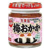 ごはんのお供はもちろん、おにぎりの具にもピッタリです。　　 しっとり食感で、噛めば噛むほど、味がジュワッと広がるごはんのお供です。　　 梅の爽やかな酸味と、ジュワっとしみ出る鰹の旨味が味わえます。 栄養成分表示 1食(10g)あたり：たんぱく質0.69g、脂質0.45g、炭水化物3.1g、食塩相当量0.84g 原材料　※お手元に届いた商品を必ずご確認ください 梅肉（中国製造）、大豆加工品、りんご濃縮果汁、発酵調味料、醤油、砂糖、食物繊維、大豆油、りんご酢、鰹削り節／ソルビット、酸味料、調味料（アミノ酸）、カラメル色素、増粘剤（キサンタン）、香料、（一部に小麦・大豆・りんごを含む） 表示すべきアレルギー項目　※お手元に届いた商品を必ずご確認ください 小麦・大豆・りんご ※商品の改定等により、パッケージデザイン・内容等は予告なく変更される場合がございます。 ※商品は自社店舗販売と在庫を共有しているため、在庫更新のタイミングにより、在庫切れの場合やむえずキャンセルさせていただく可能性があります。ごはんのお供はもちろん、おにぎりの具にもピッタリです。　　 しっとり食感で、噛めば噛むほど、味がジュワッと広がるごはんのお供です。　　 梅の爽やかな酸味と、ジュワっとしみ出る鰹の旨味が味わえます。 栄養成分表示 1食(10g)あたり：たんぱく質0.69g、脂質0.45g、炭水化物3.1g、食塩相当量0.84g 原材料　※お手元に届いた商品を必ずご確認ください 梅肉（中国製造）、大豆加工品、りんご濃縮果汁、発酵調味料、醤油、砂糖、食物繊維、大豆油、りんご酢、鰹削り節／ソルビット、酸味料、調味料（アミノ酸）、カラメル色素、増粘剤（キサンタン）、香料、（一部に小麦・大豆・りんごを含む） 表示すべきアレルギー項目　※お手元に届いた商品を必ずご確認ください 小麦・大豆・りんご ※商品の改定等により、パッケージデザイン・内容等は予告なく変更される場合がございます。 ※商品は自社店舗販売と在庫を共有しているため、在庫更新のタイミングにより、在庫切れの場合やむえずキャンセルさせていただく可能性があります。
