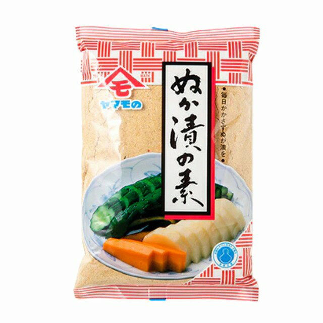 ご家庭でおいしいぬか漬けを作ることができる、ぬか漬けの素です。 原材料： 米ぬか、食塩、卵殻、昆布、唐辛子／甘味料（甘草）、みょうばん 栄養成分表示（推定値） 100g 当たり エネルギー：383 kcal たんぱく質：13.9 g 脂質：18.7 g 炭水化物：39.7 g 食塩相当量：9.1 g ※商品の改定等により、パッケージデザイン・内容等は予告なく変更される場合がございます。 ※商品は自社店舗販売と在庫を共有しているため、在庫更新のタイミングにより、在庫切れの場合やむえずキャンセルさせていただく可能性があります。ご家庭でおいしいぬか漬けを作ることができる、ぬか漬けの素です。 原材料： 米ぬか、食塩、卵殻、昆布、唐辛子／甘味料（甘草）、みょうばん 栄養成分表示（推定値） 100g 当たり エネルギー：383 kcal たんぱく質：13.9 g 脂質：18.7 g 炭水化物：39.7 g 食塩相当量：9.1 g ※商品の改定等により、パッケージデザイン・内容等は予告なく変更される場合がございます。 ※商品は自社店舗販売と在庫を共有しているため、在庫更新のタイミングにより、在庫切れの場合やむえずキャンセルさせていただく可能性があります。