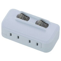 オーム電機 LED個別スイッチ付き 節電タップ 2個口 HS-A1758W