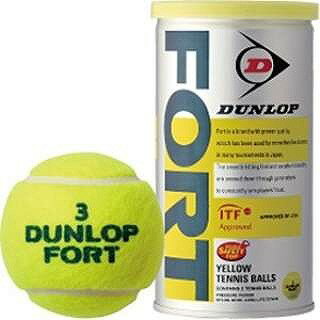 DUNLOP(ダンロップ)　テニスボール　FORT(フォート)　2個入り缶