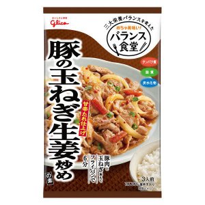 江崎グリコ　バランス食堂豚の玉ねぎ生姜炒めの素74g