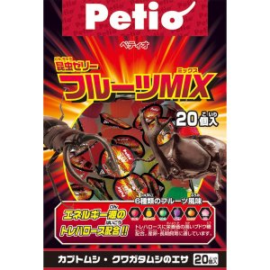 ペティオ　昆虫ゼリー フルーツMIX 20個入