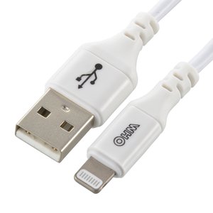 オーム電機 AudioComm ライトニングケーブル USB TypeA/Lightning 1m SIP-L10AH-W