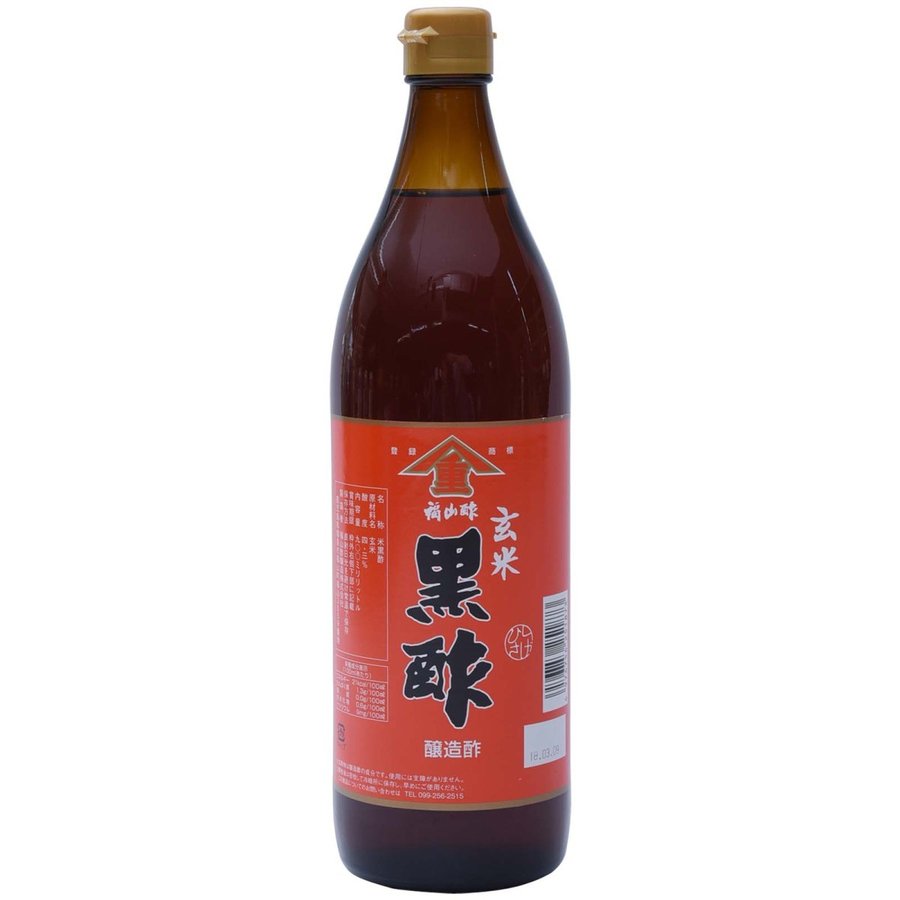 福山酢醸造 玄米黒酢 900ml