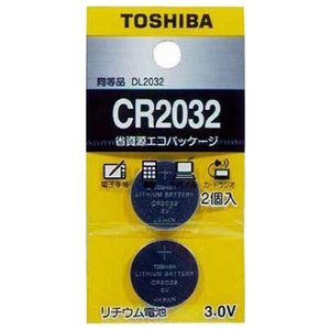 東芝 コイン形リチウム電池 CR2032EC2P 【2個入】 東芝 コイン形リチウム電池 CR2032EC2P 【2個入】