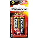 パナソニック アルカリ乾電池単3形2本パック LR6XJ/2B