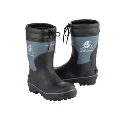 コーコス信岡　ショート安全長靴　グレーM　HG-975