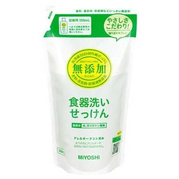 Rakuten - ミヨシ石鹸 無添加食器洗いせっけん 詰替用 350ml